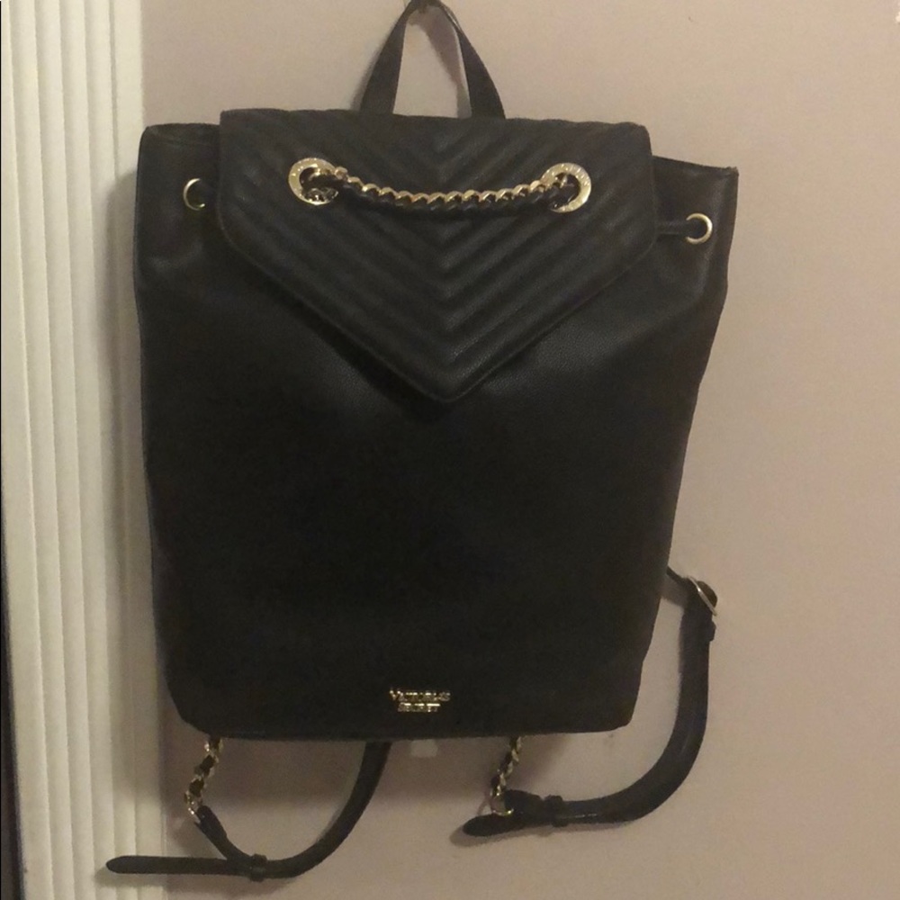 Victoria’s Secret Pebbled V-Quilt Angel Backpack
